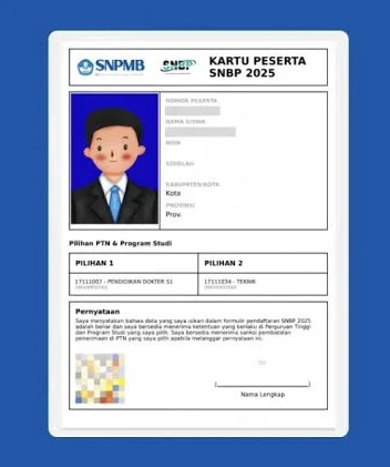 Catat Cara Download Kartu Peserta SNBP 2025 Format PDF.webp